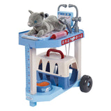 Ecoiffier doc cie vets trolley with cat - 14 pcs.
