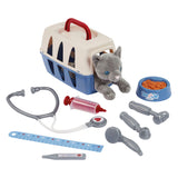 Ecoiffier doc cie vets trolley with cat - 14 pcs.