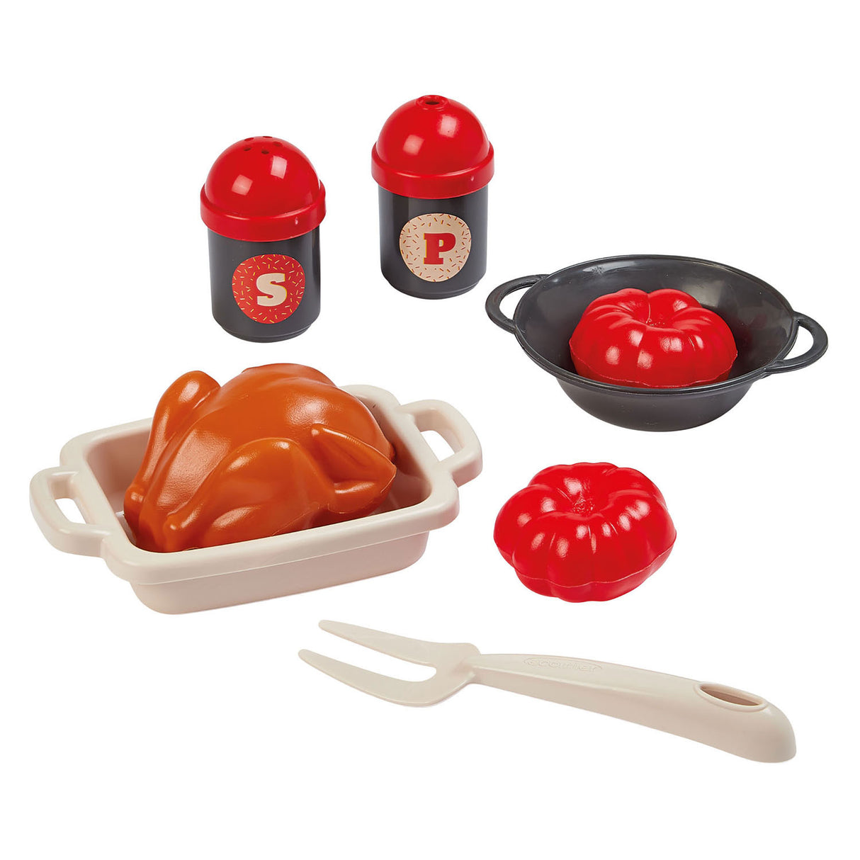 Ecoiffier 100% Chef Food and Dish Set - 100 pcs.