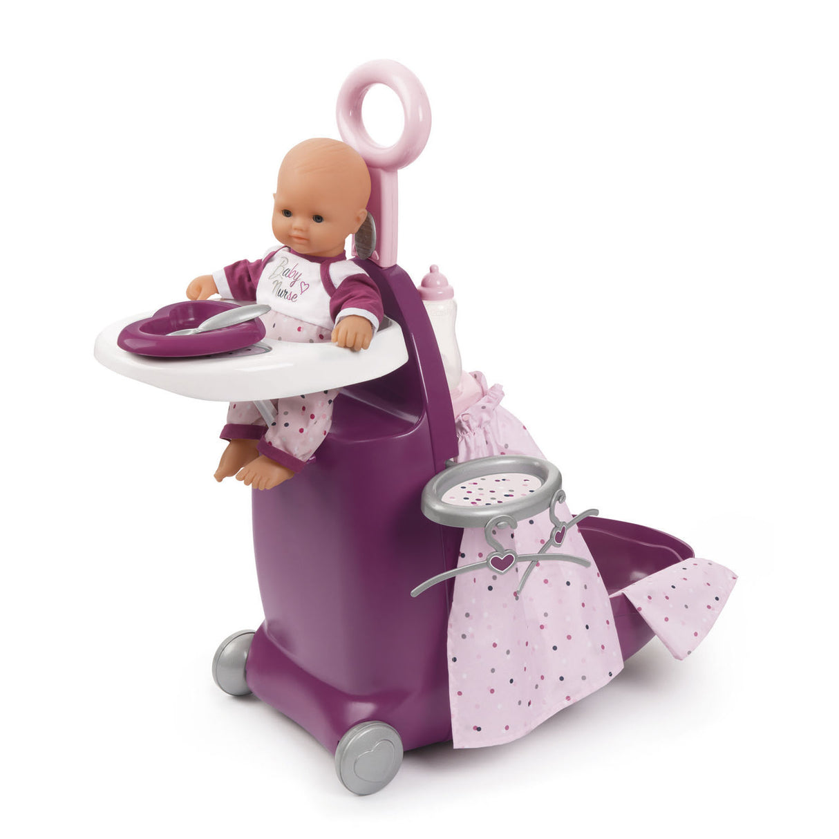 Smoby Baby Nurse Verzorgings Trolley 3in1