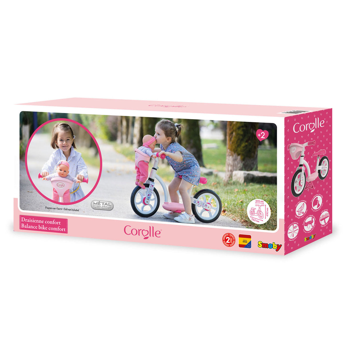 Smoby Corolle Balance Bike Komfort