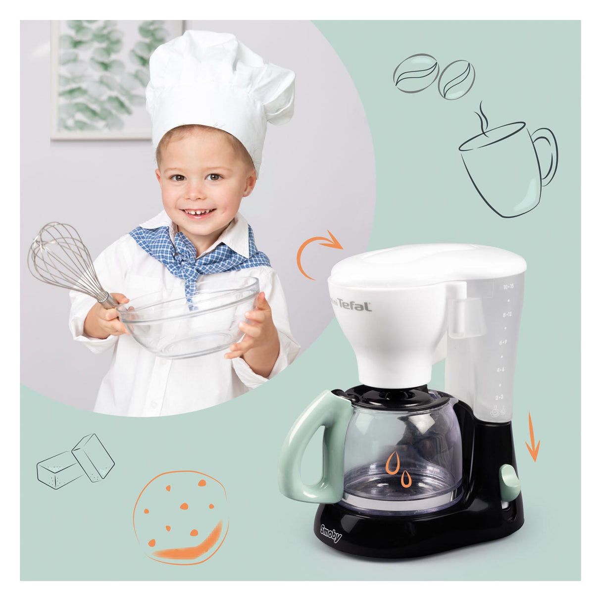 Smoby Tefal kaffebryggare