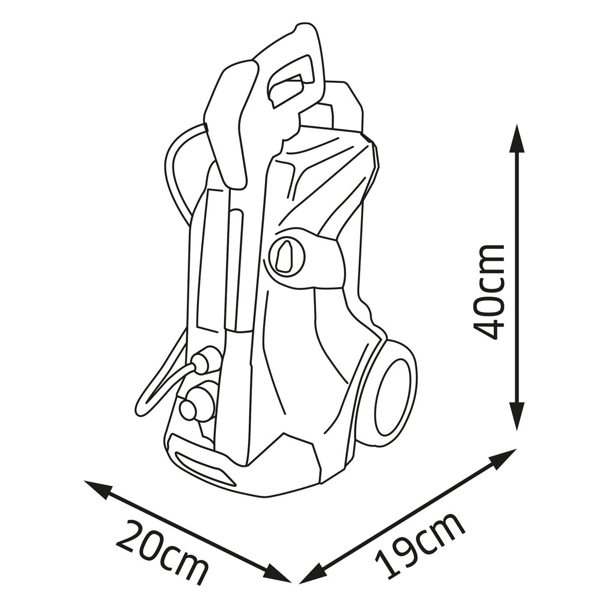 Smoby Karcher Wysokie ciśnienie wózka opryskiwacza