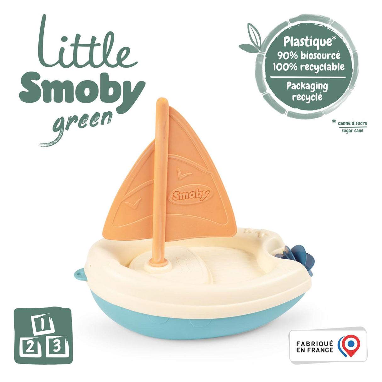 Smoby Little Green Bad Saiboat