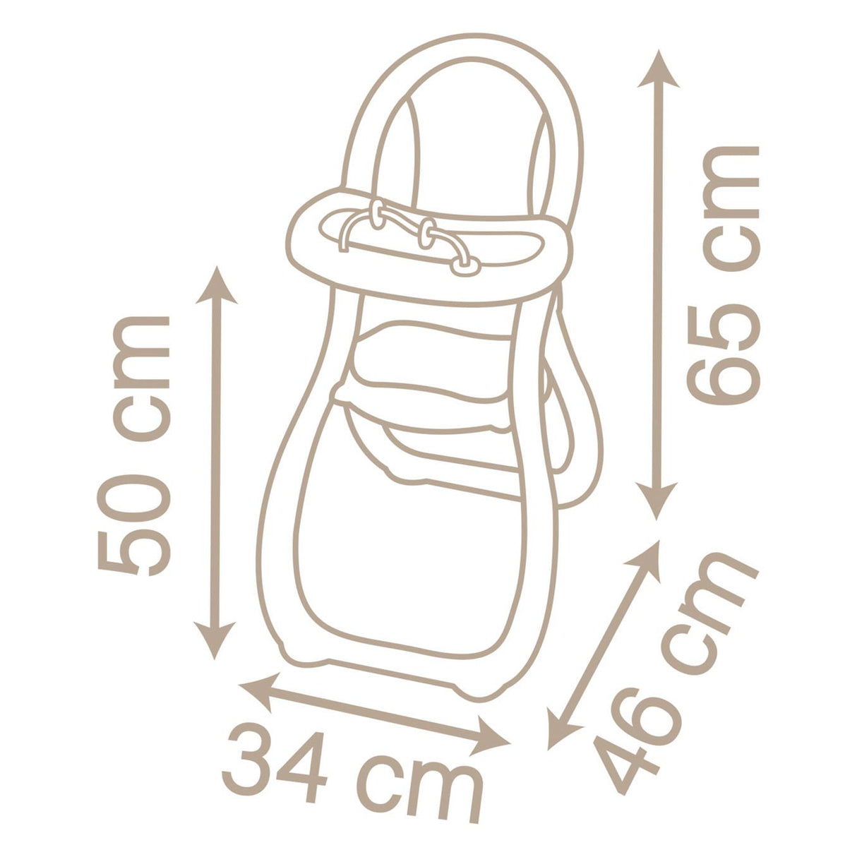 Smoby baby sygeplejerske baby stol