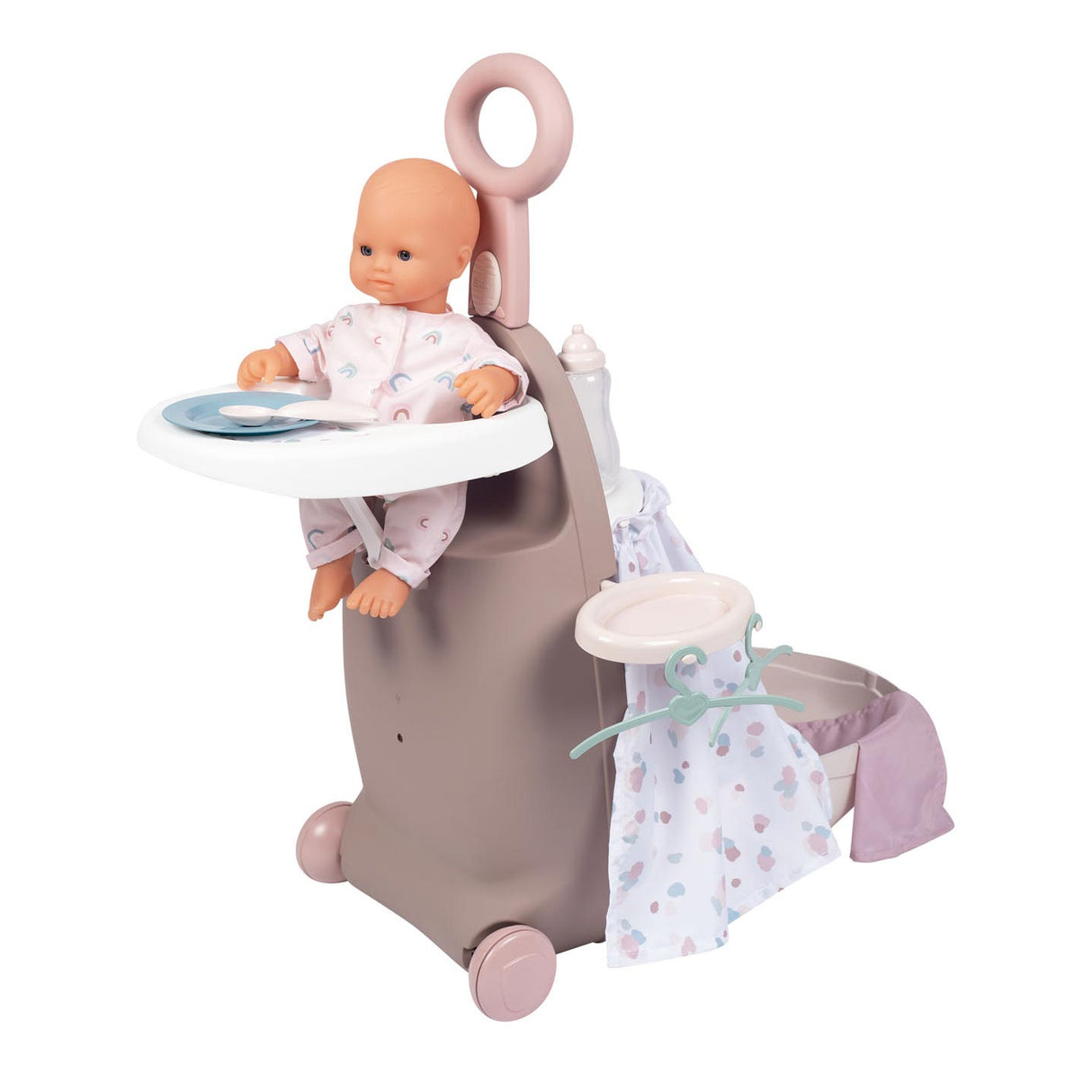 Smoby - Baby Nurse Care Trolley 3in1