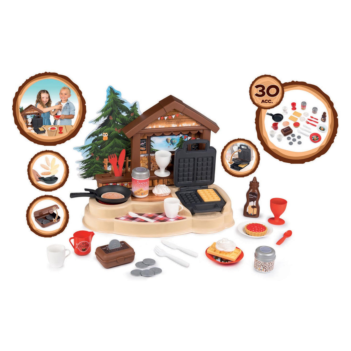 Smoby Winter Chalet avec accessoires 30dlg.