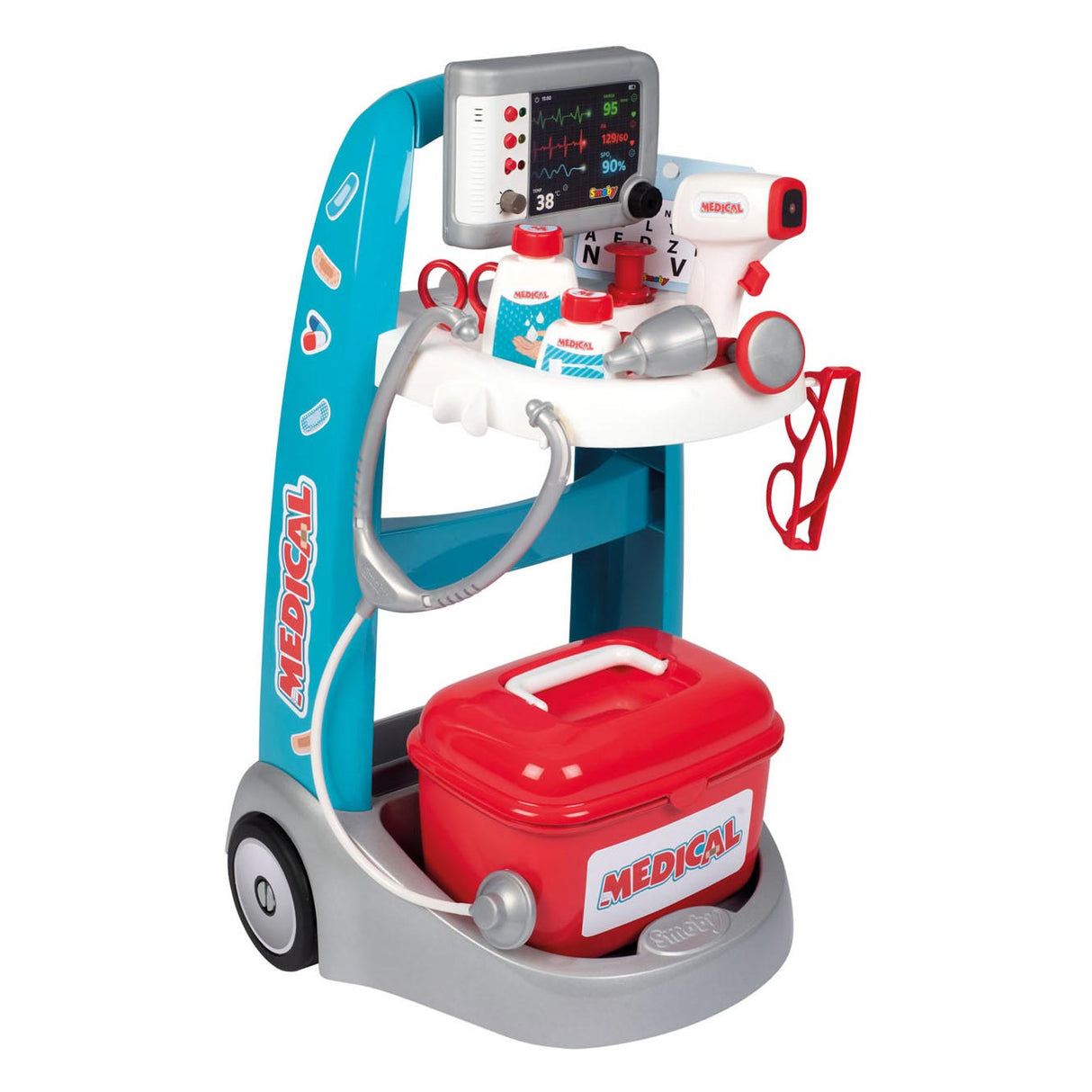 Smoby Elektronische Doktertrolley