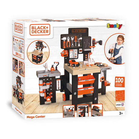 Smoby Black Decker Mega Center, 100dlg.