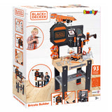 Smoby Black Decker Toy Workbench avec grue, 94dlg.