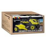 Smoby Farmer XL STEPTRATOR con Trailer Green