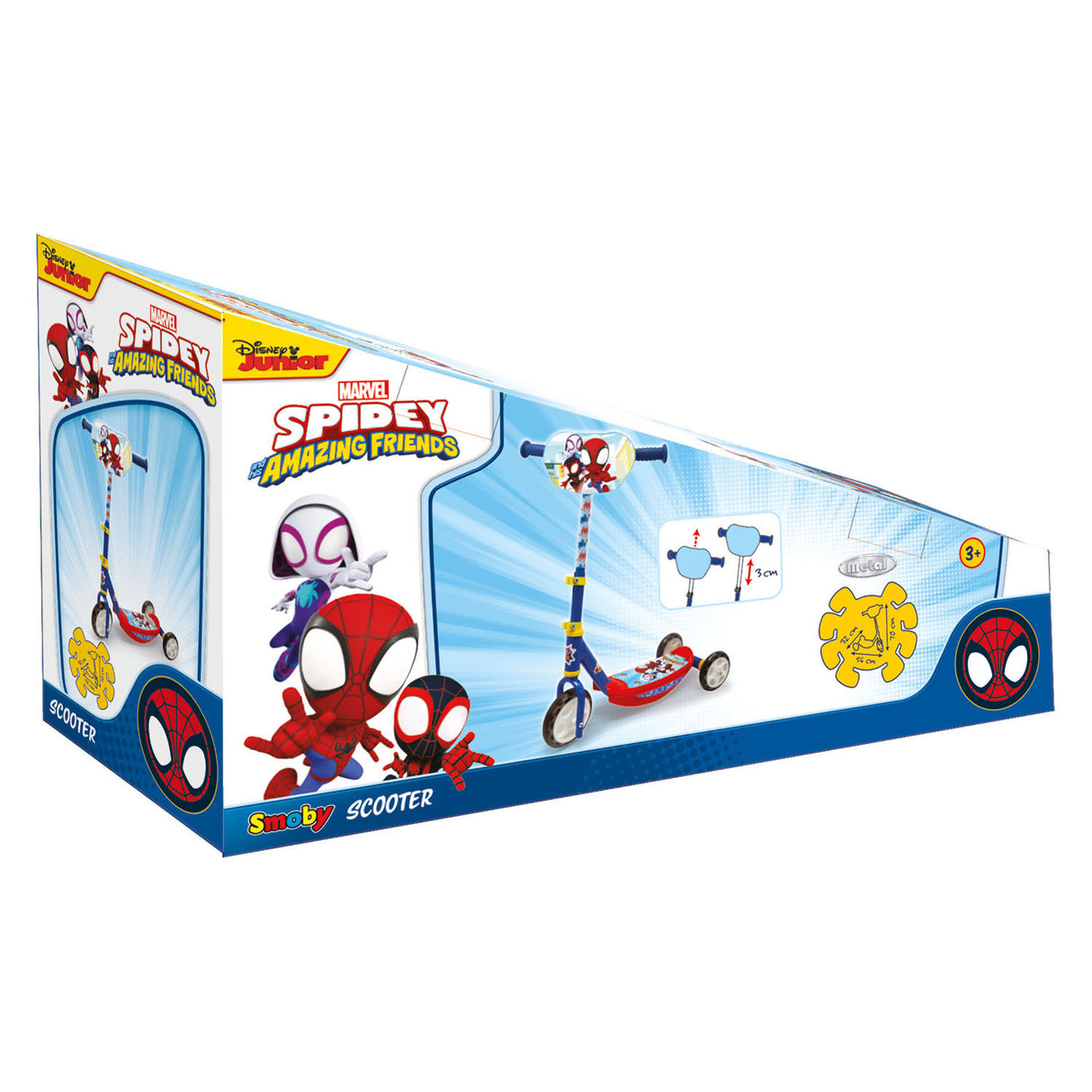 Smoby Smoby Spidey Amazing Friends 3-Wheel Kindestep