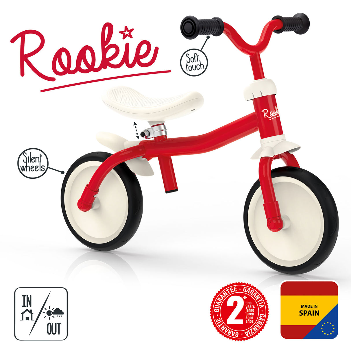 Smoby Rookie Balance Bike Loopfiets