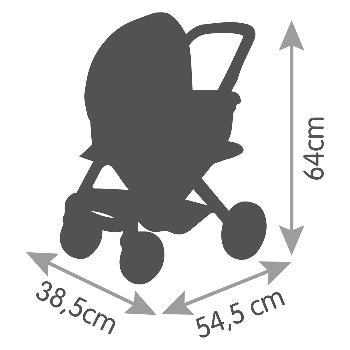 Smoby Maxi-Cosi Poppenwagen Sage 3in1