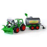 Cavallino Toys Tractor Cavallino con caricatore anteriore e petroliera