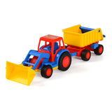 Cavallino Toys Cavallino Basics Tractor z łopatą i przyczepą