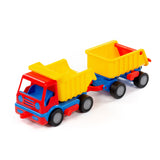 Cavallino Toys Cavallino Basics Kiepwagen con rimorchio