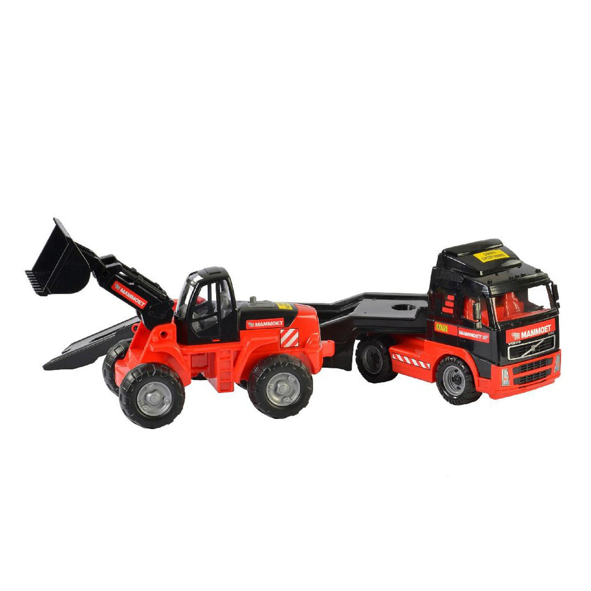 Mamoet Toys Toys Cavallino Mammoet Truck s prikolico in bagerjem