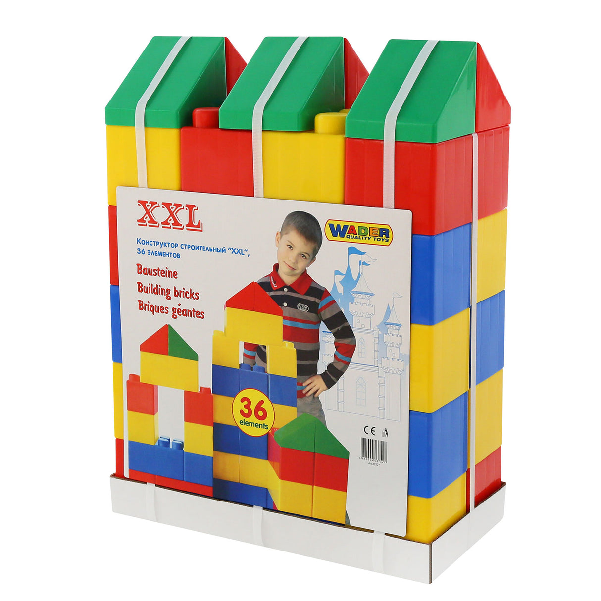 Cavallino Toys Cavallino Building Bloks xxl, 36dlg.