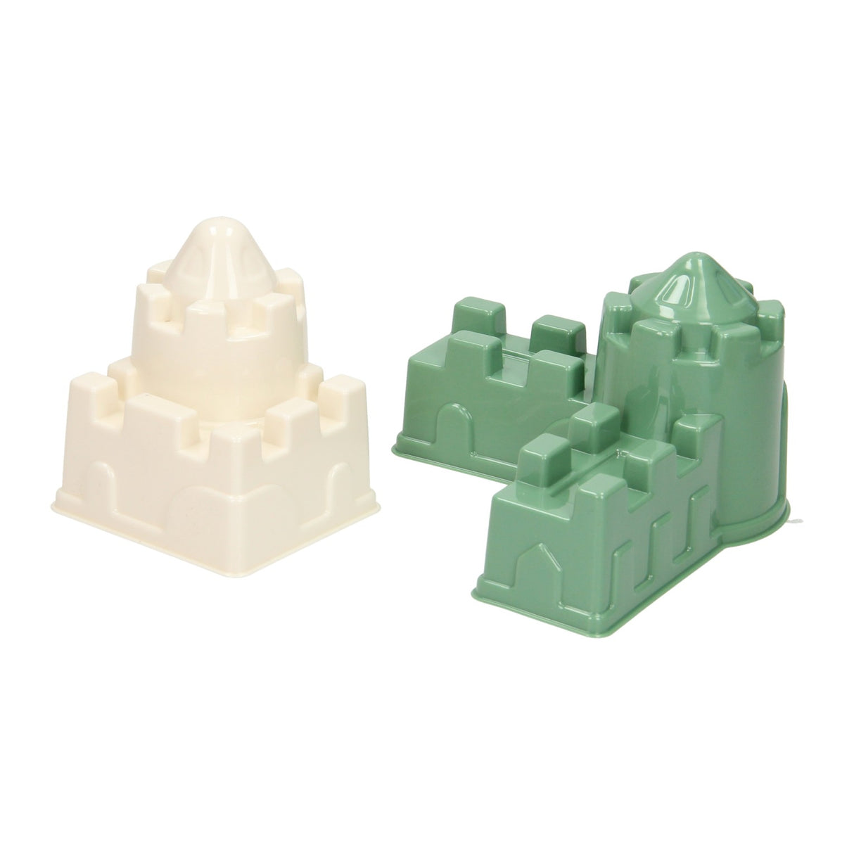 Cavallino castle sand molds pastel colors, 4 pcs.