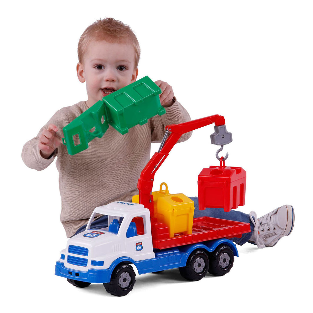 Cavallino Toys Cavallino XL Torpedo Container Truck, 47 cm