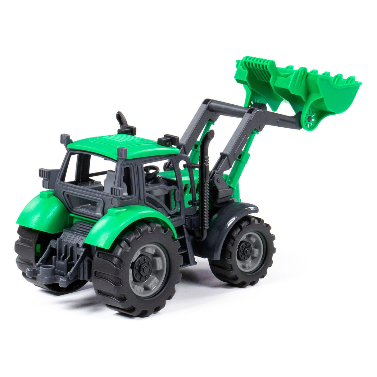 Cavallino Toys Tractor Cavallino con Green Shovel, Escala 1:32