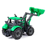 Cavallino Toys Traktor Cavallino z lopato zeleno, lestvica 1:32