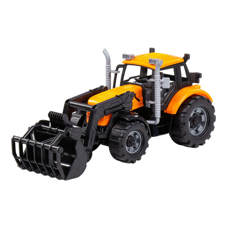 Cavallino -Traktor mit Ladegerät Gelb, Skala 1:32