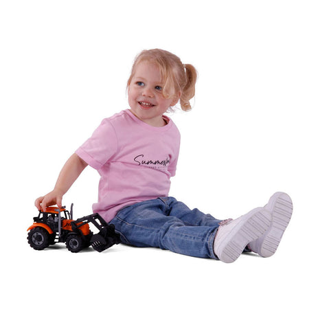Cavallino -Traktor mit Ladegerät Gelb, Skala 1:32