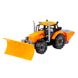 Toys de Cavallino Toys Cavallino avec charrue de neige jaune, échelle 1:32