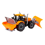 Cavallino Toys Traktor Cavallino s snežnim plugom rumeno, lestvica 1:32