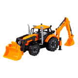 Cavallino Toys Cavallino Traktor mit Ladegerät und Baggergelb, Skala 1:32