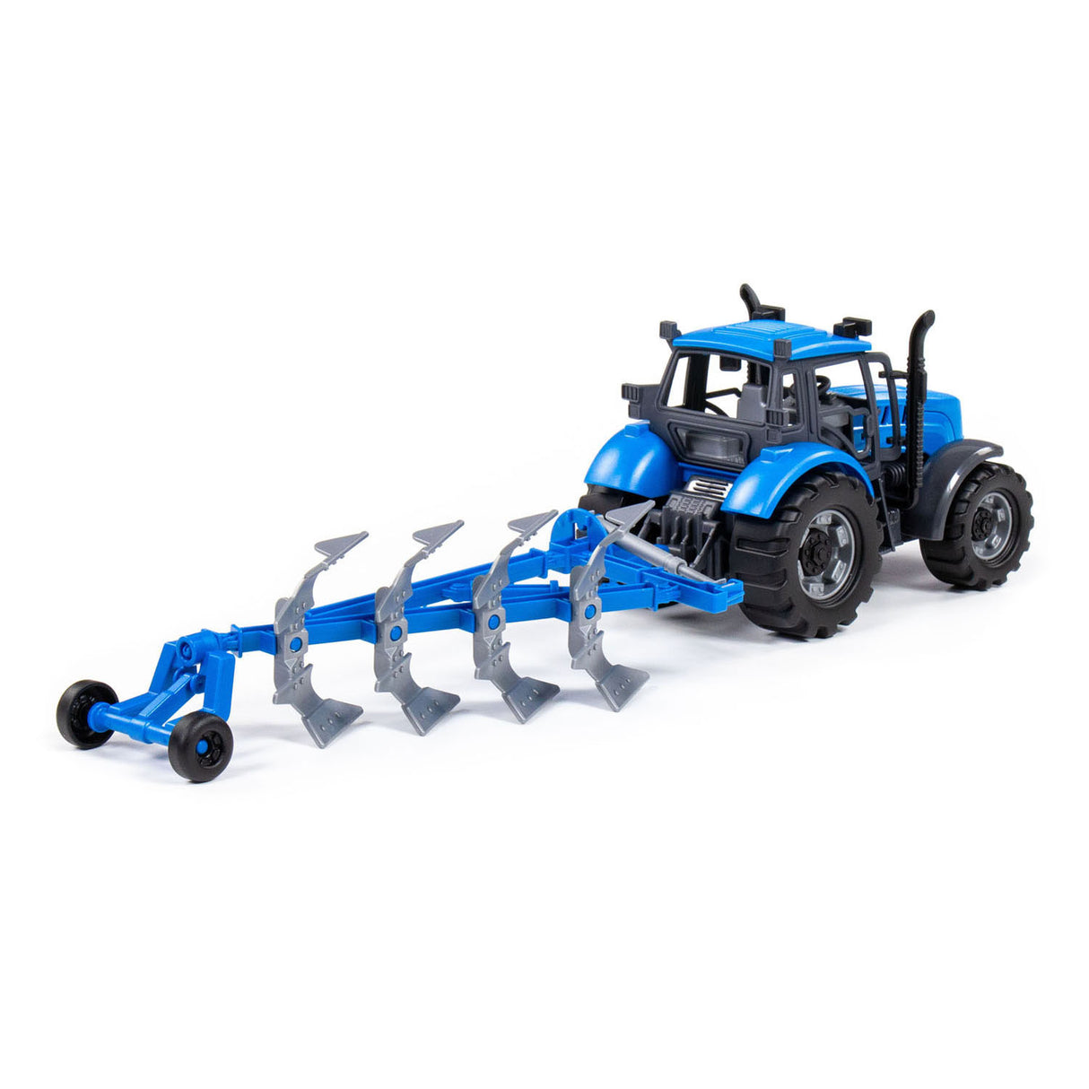 Cavallino Toys Traktor Cavallino z ekipo Blue, lestvica 1:32