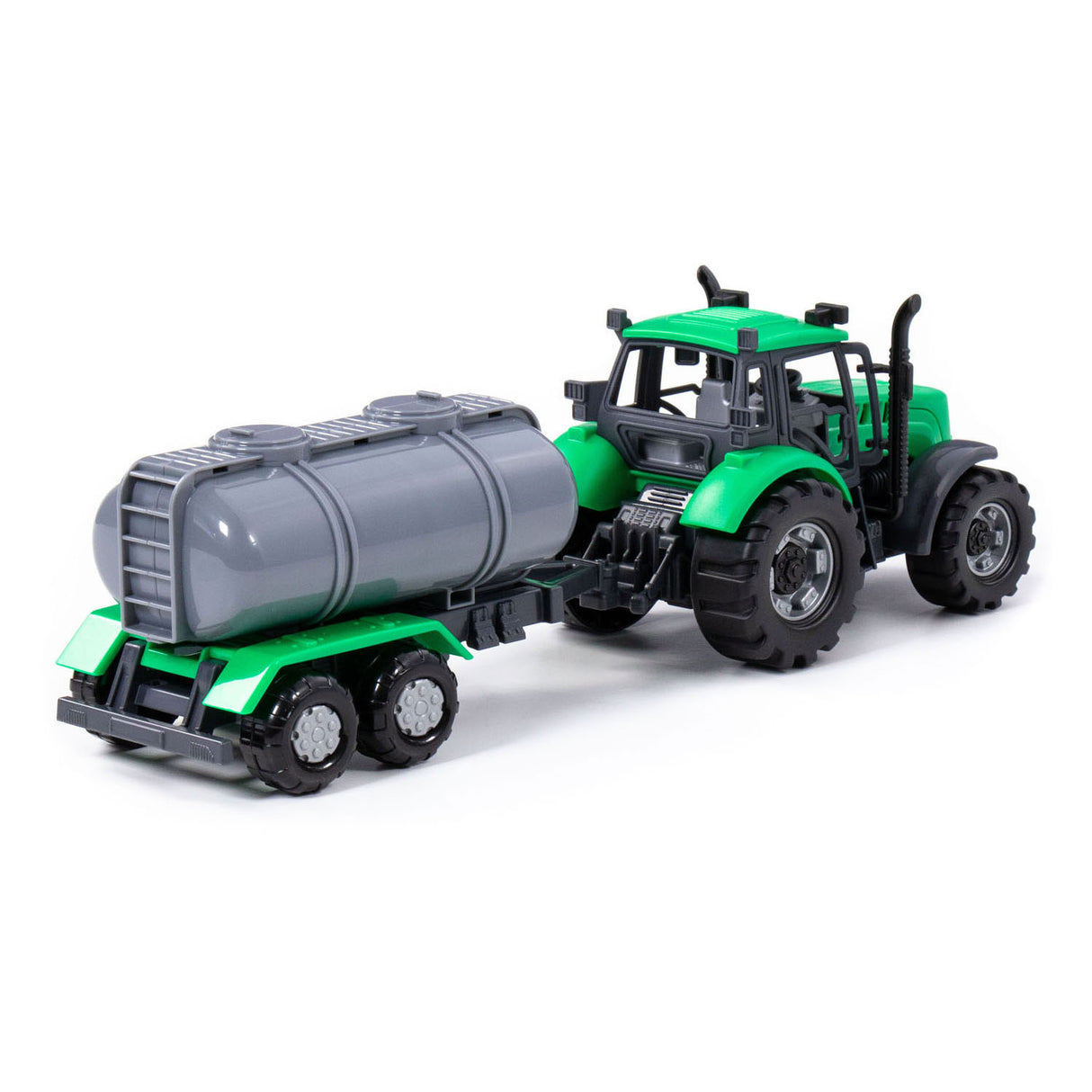 Cavallino Toys Traktor Cavallino z tankerjem zeleno, lestvica 1:32