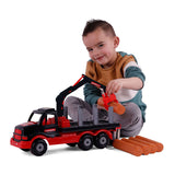 Cavallino Toys Cavallino Mammoet Torpedo Wood Truck, 47.5 cm