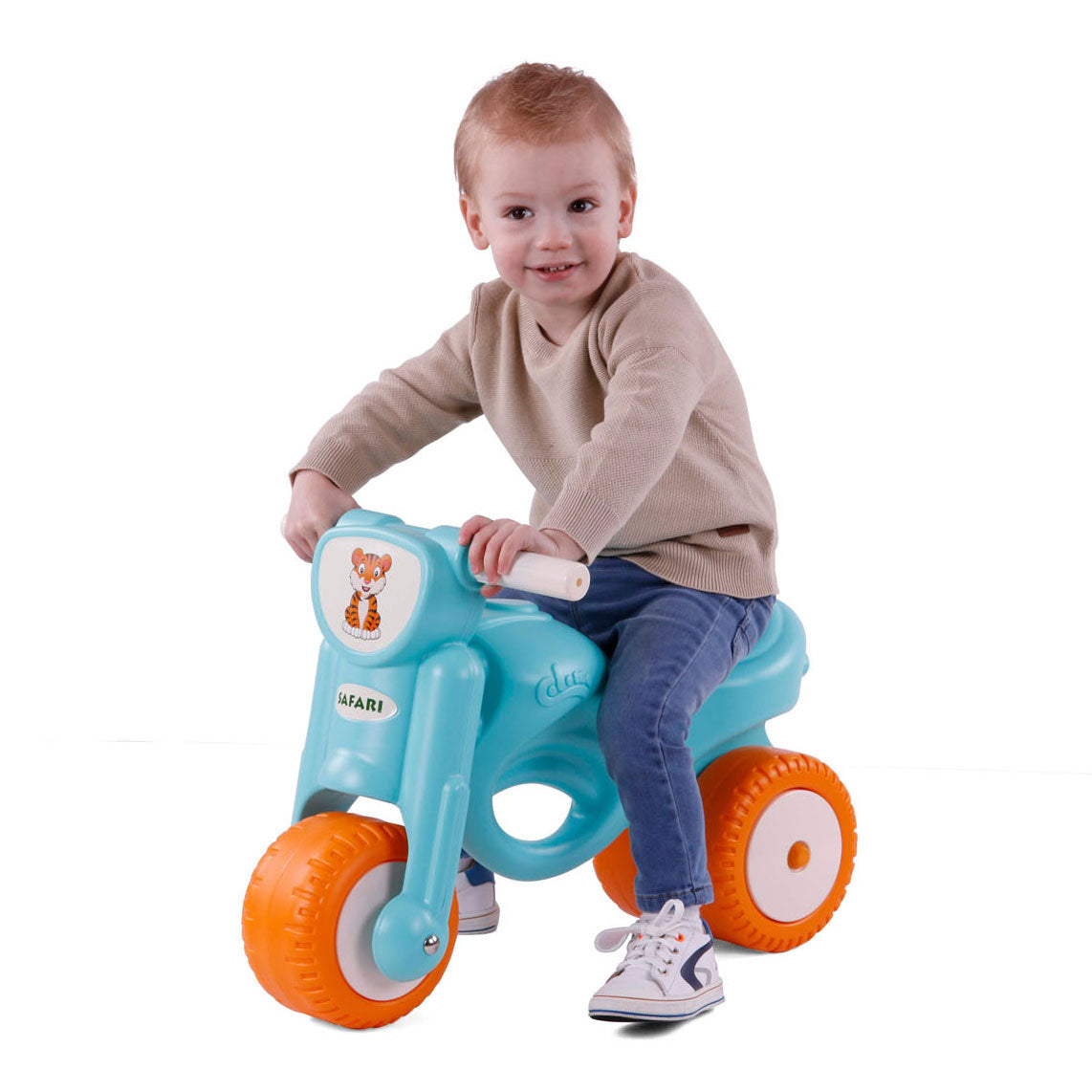 Cavallino Toys Cavallino Motor Blauw Loopfiets