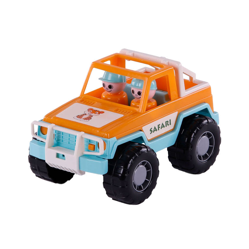 Cavallino Toys Cavallino Jeep Oranje med 2 spillfigurer