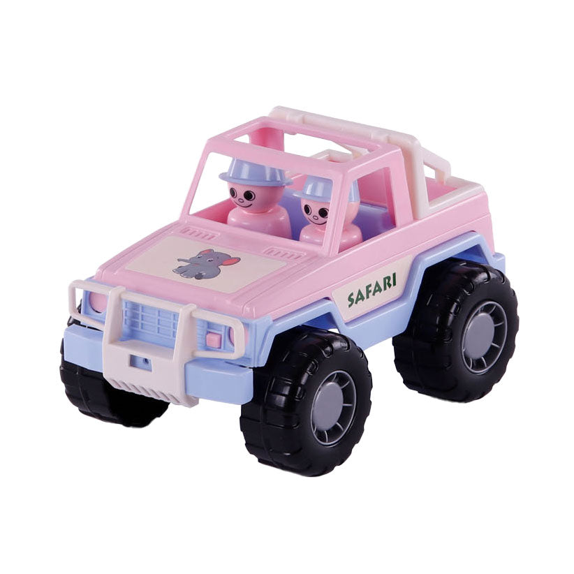 Cavallino Toys Cavallino Jeep Pink con 2 figure di gioco