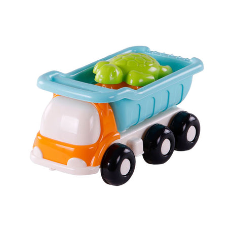 Cavallino Beach Kiepwagen med 4 sandformer blå