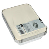 Papstar aluminum trays+dks 21x15x3 10 pcs