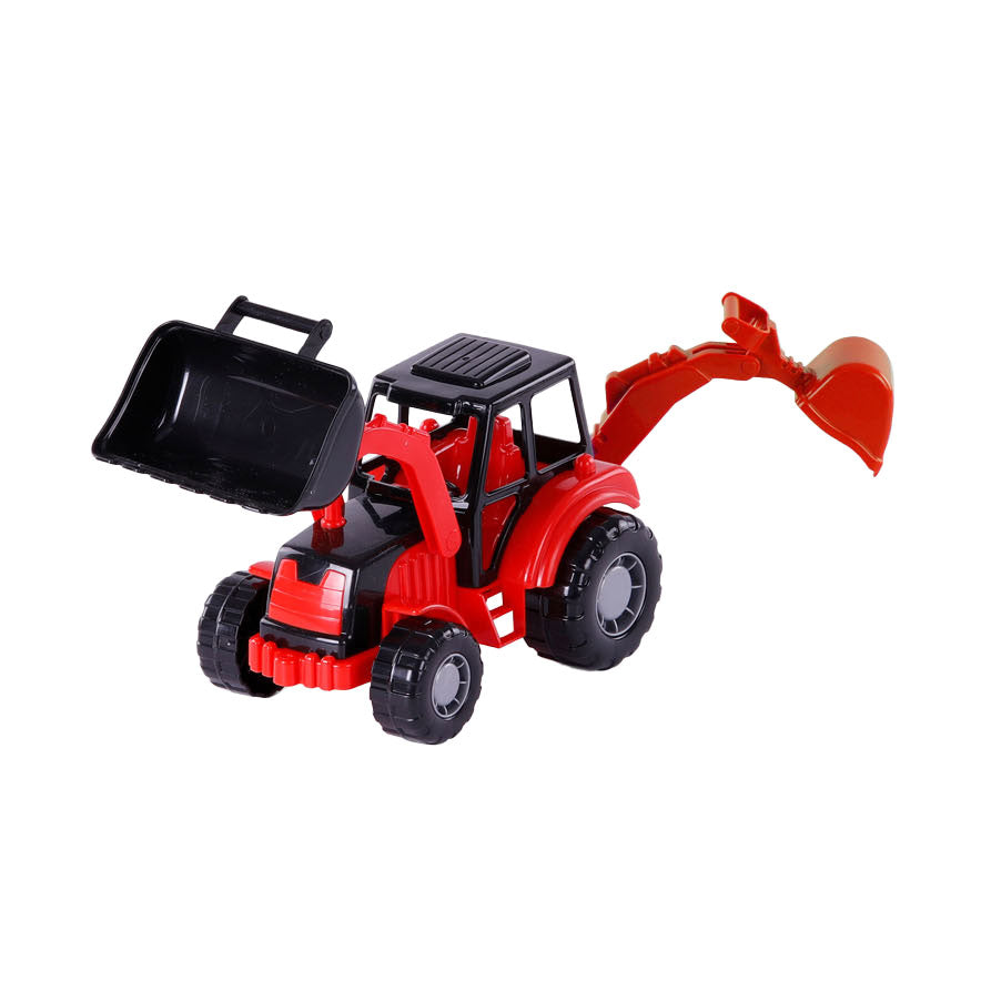 Cavallino Toys Cavallino Junior Kacavator ciągnik czerwony