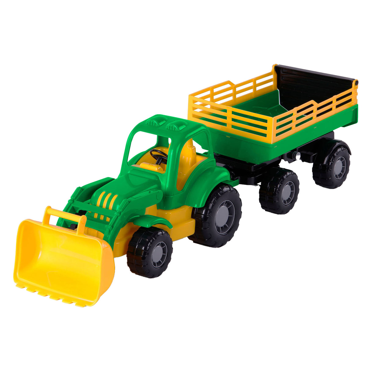 Cavallino Toys Cavallino Classic Tractor with Tilt Trailer, 66 cm