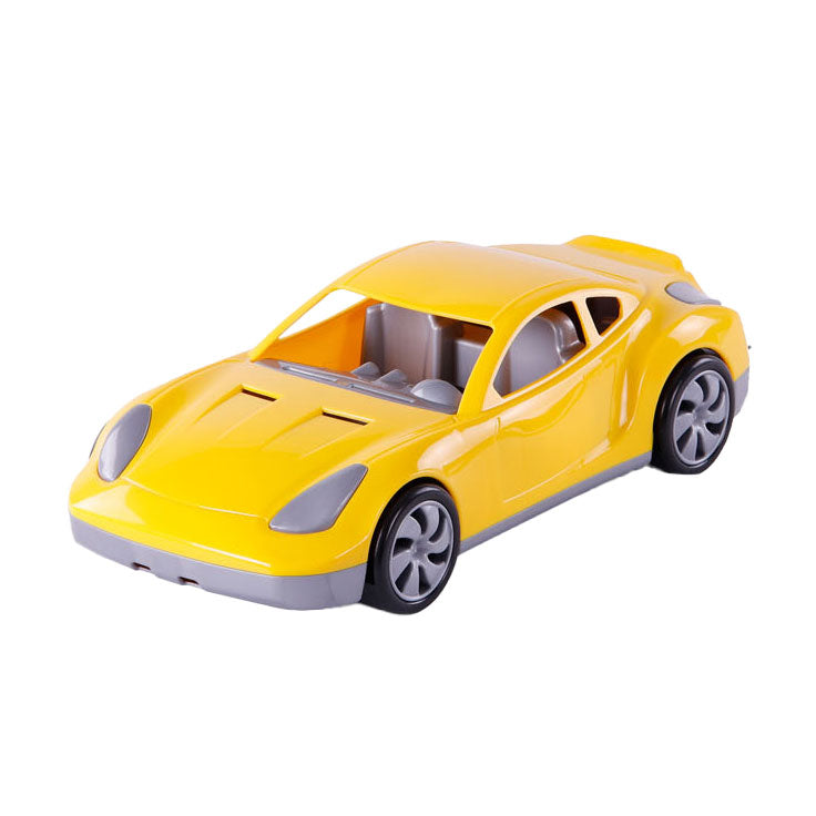 Cavallino hračky Cavallino Racing Car Yellow, 36 cm