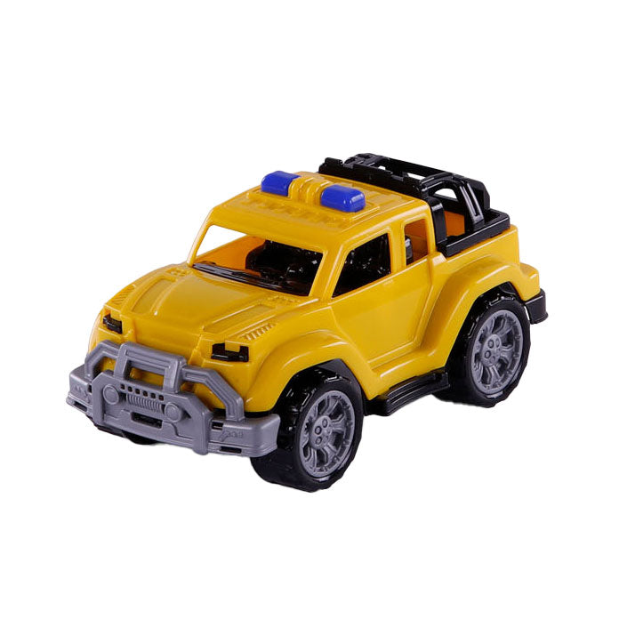 Cavallino Toys Trendi Jeep Geel, 22 cm