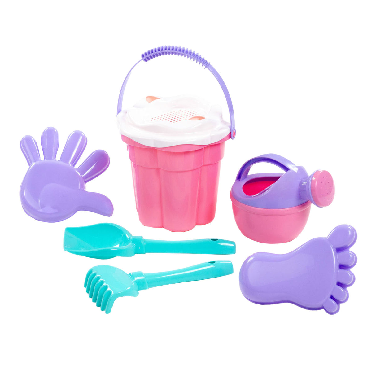 Cavallino Classic Bucket Set Pink, 7dlg.