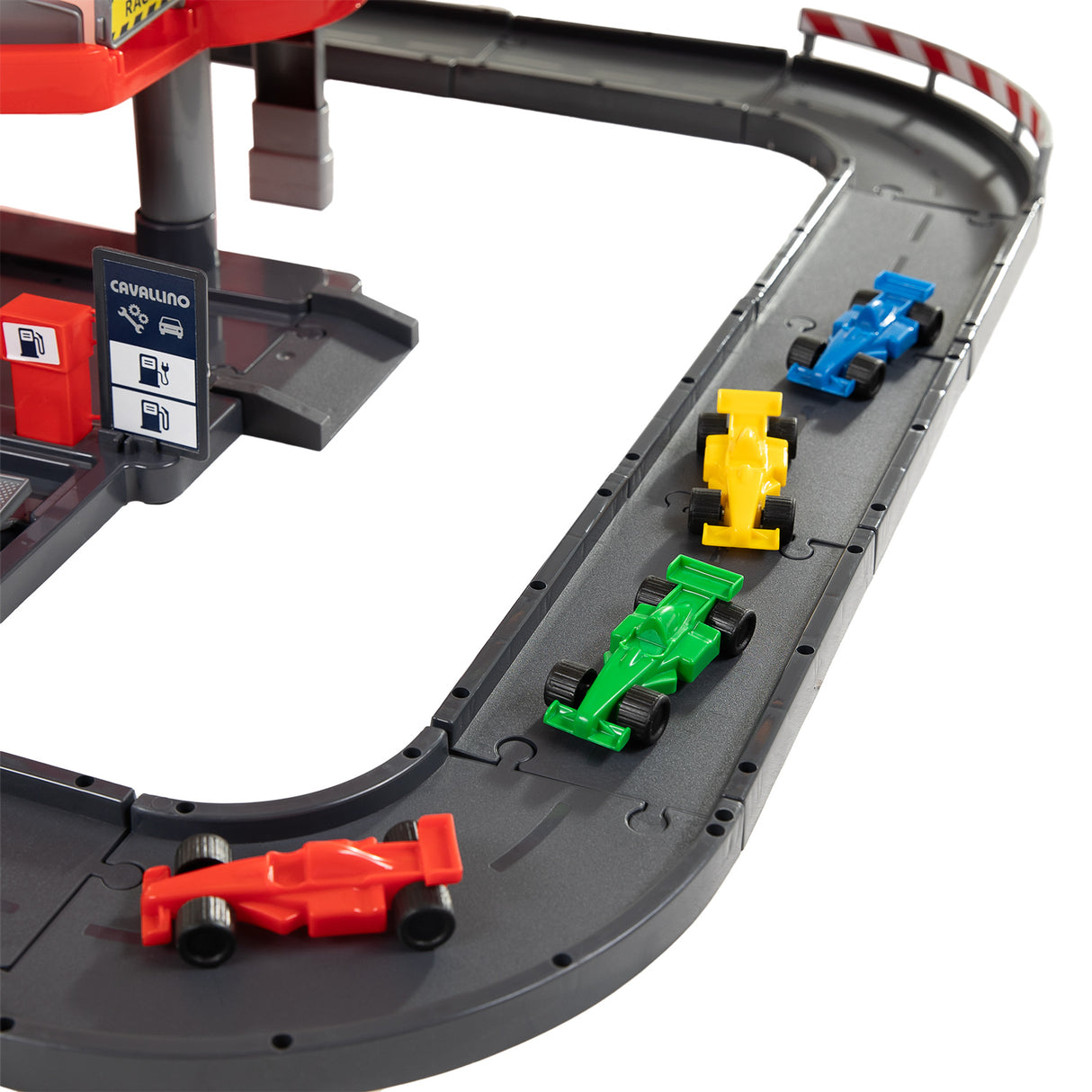 Toys Cavallino Toys Cavallino Racing Parking Garage avec 4 étages et voitures jeu