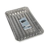 Papstar Aluminiumgrillteller, Pack à 5, 34,5x22,4