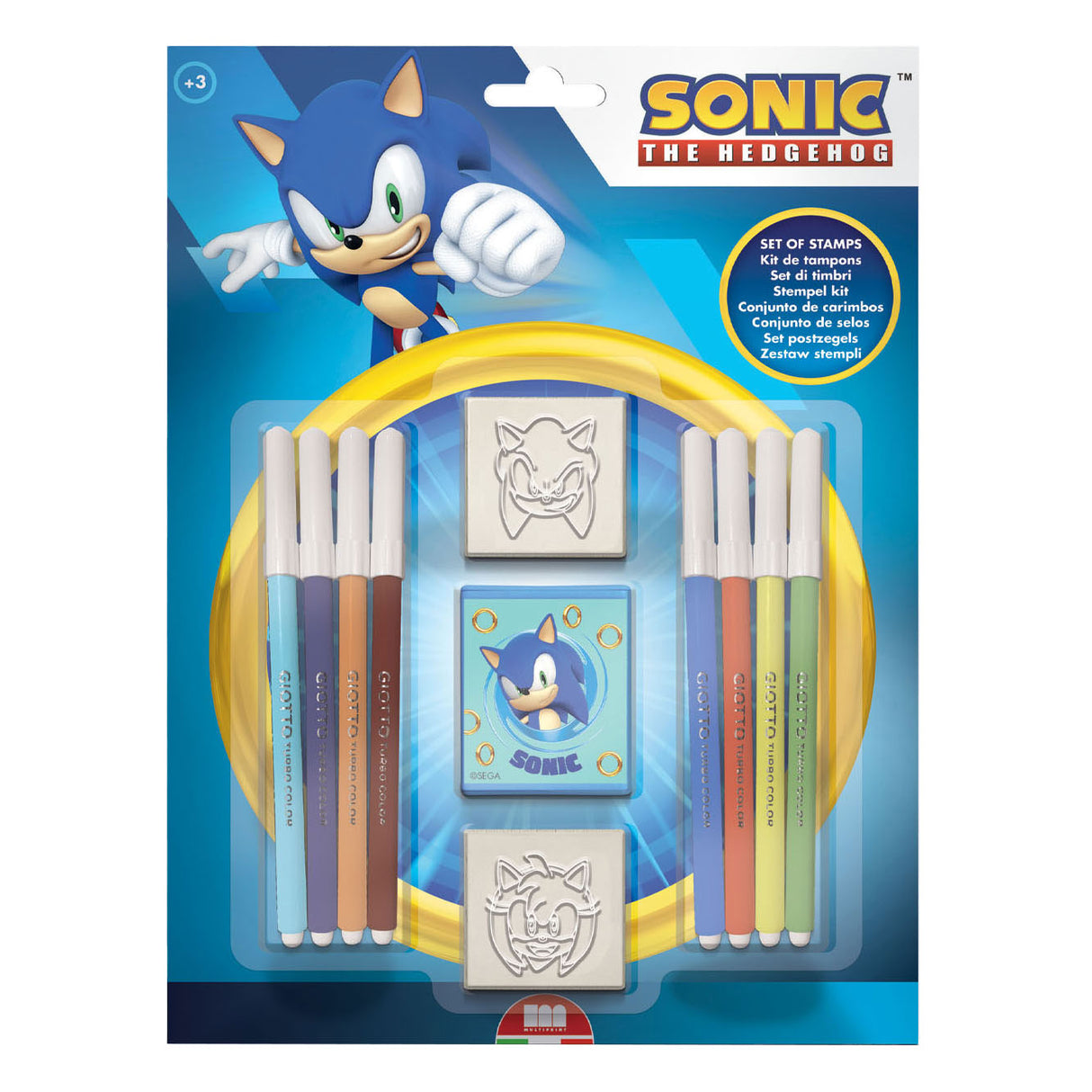 Multiprint sonic stamp set, 11 pcs.