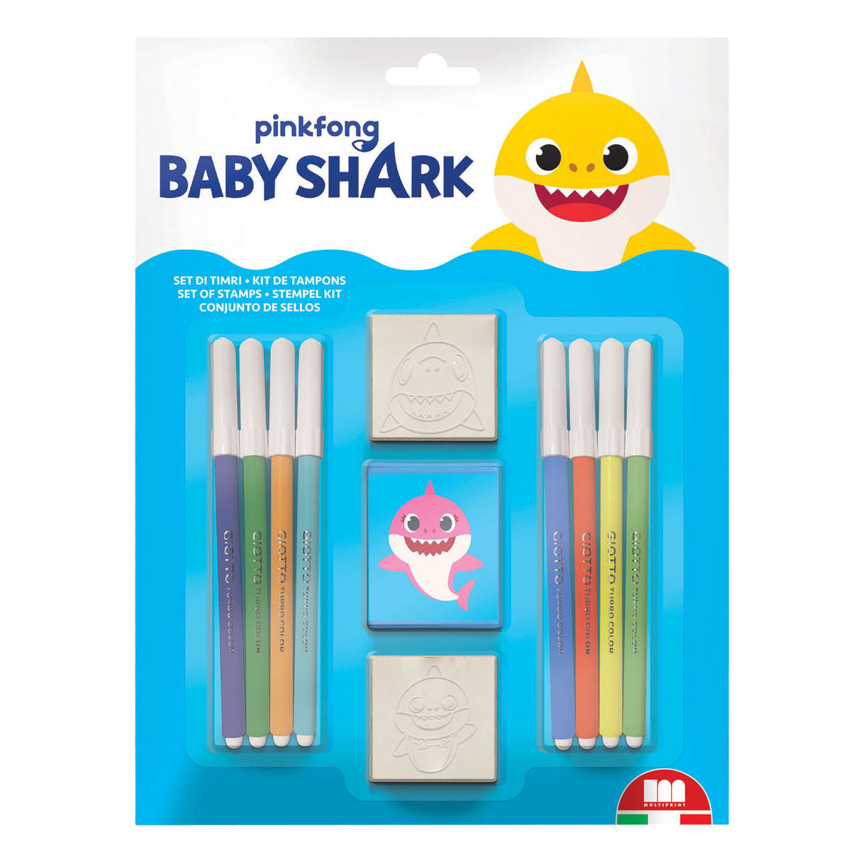 Multiprint Baby Shark Stamp Set. 11dlg.