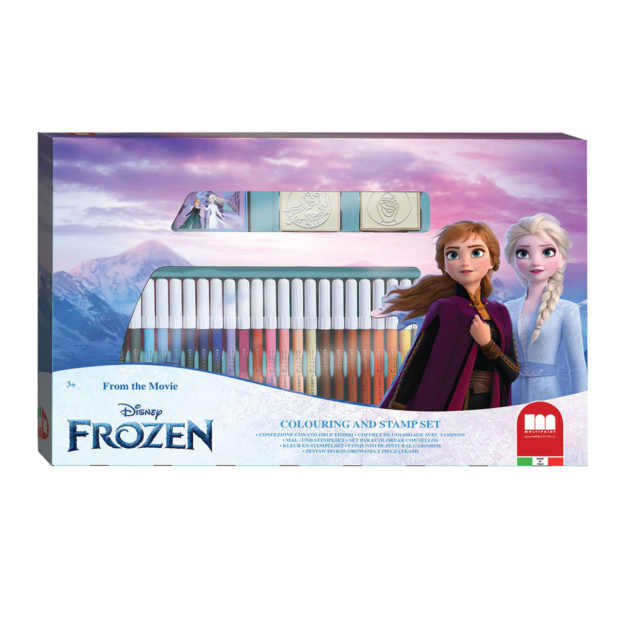 Multiprint frozen color set with stamps, 41dlg.